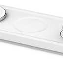 Belkin MagSafe 3-in-1 Wireless Charging Pad - Fast Charging for Apple Watch, iPhone 17, 16, 15, 14 Series, AirPods, & More - MagSafe Charging Station for Multiple Devices White (Certified Refurbished) (Black)