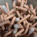 HUHOLE Pegboard Hooks 4 Inch 50PC, Pink Peg Board Hooks, Fit 1/4" or 1/8" Pegboard, Ideal Peg Board Organizer Accessories for Wall Display, Crafts Organization, Kitchen Organizer (Pink, 4 Inch)