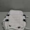 LHI Military Tactical Backpack for Men and Women 45L Army 3 Days Assault Pack Bag Large Rucksack with Molle System - White (2.1 White(white Zipper))