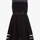 Calvin Klein Girls' Sleeveless Party Dress, Fit and Flare Silhouette, Round Neckline & Back Zip Closure 12