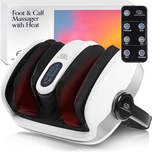 Cloud Massage Shiatsu Foot Massager with Heat  Deep Kneading for Pain Relief  Perfect for Fathers Day, Circulation & Relaxation  Ideal for Plantar Fasciitis, Neuropathy & Arthritis