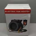 Aarcinhke Greenhouse Heater with Digital Thermostat, 1500W Electric Grow Tent Heaters, 3S PTC Fast Heating, 3 Modes Adjustment, Overheat Protection for Patio, Grow Tent, Greenhouse, Outdoor, Yellow