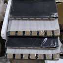 Yuzzy Wood Panels for Wall - 9 Feet Dark Walnut Wood Slat Acoustic Panels 4 PCS - Modern Sound Absorbing Wall Panels for Interior Wall Decor for Home, Office, Studio (4pcs - 108 * 11 in)