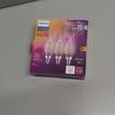 25W BA11 E12 Base 3-Pack Ultra Definition Soft White (2700K) 185 Lumen (2.3W = 25W) Dimmable Clear Flicker-Free Candelabra Light Bulbs