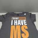 I'm Not Drunk I Have MS Multiple Sclerosis Awareness Funny T-Shirt Dark Heather Grey 3X