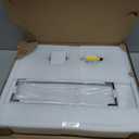 Hasipu Large LED Vanity Mirror 17"x22" - Makeup Mirror with 10X Magnification, Smart Touch 3-Color Lighting & Dimmable Control (White)