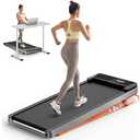 Walking Pad,Treadmill with Incline for Home Office, 2.5HP Portable Under Desk Treadmill with 265 Lbs Capacity,Remote Control, Led Display