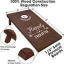 GoSports Wedding Cornhole Set | Regulation 4 ft x 2 ft Size Solid Stained Wood with Carrying Case (Choose Your Colors) - Match The Wedding Theme!