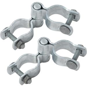 VIVIDA 1-5/8" Chain Link Gate Hinge Kit, Include Female & Male Gate Hinges, Chain Link Fence Hardware, Galvanized Steel, 2 Set