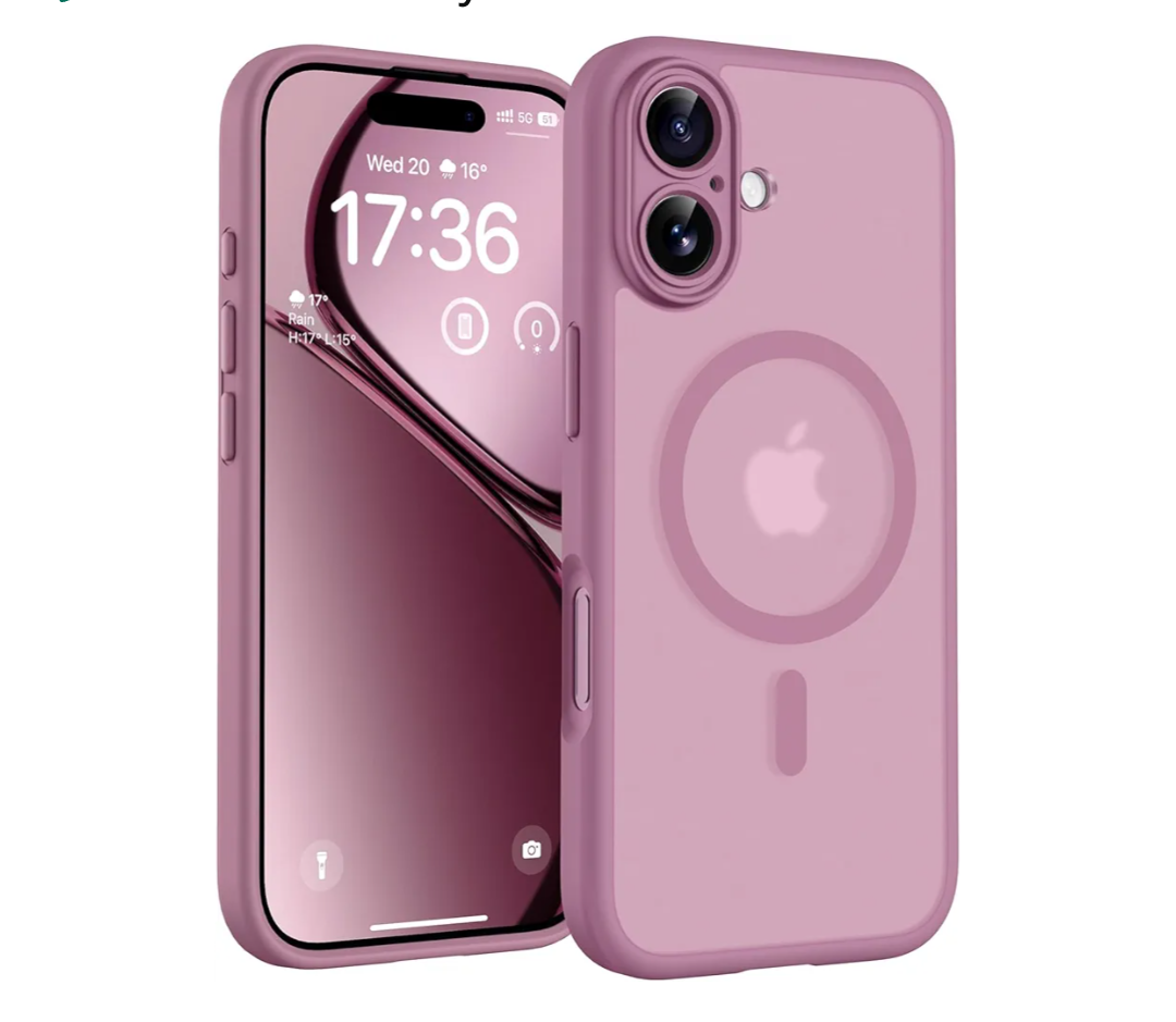 TOCOL for iPhone 17 Case, Full Camera Protection, Built-in Magnetic Ring, Compatible with Magsafe Charger, Drop Protection, Translucent Matte Phone Case for iPhone 17 6.3 inch (Lilac Purple)#1