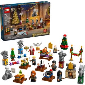 LEGO Harry Potter Advent Calendar 2024 for Kids - Christmas Advent Calendar W/ 16 Mini Builds & 7 Minifigures, Ages 7+ - Harry Potter Toys Gift Idea for Boys & Girls, Ages 7+ - 76438