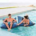 Big Joe Lagoon Lounger No Inflation Needed Pool Float, Lux Lagoon Lounger