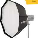 Godox AD-S60S Softbox, Portable Godox Mount Softbox, 60cm/23.6inch Soft Box with Grid for AD400 Pro AD300 Pro Strobe Flash and ML60 ML60Bi ML60II Bi LED Light