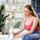 Portable Bottle Warmer Travel Baby Bottle Warmer for Breastmilk On The Go Travel Bottle Warmer Leak-Proof 2 Modes Fast Heating Three 3800mAH Battery Capacity to Meet Your All-Day Needs