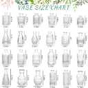 SUPMIND 24pcs Glass Bud Vase Set, Small Clear Flower Vases for Centerpieces in Bulk, Mini Vintage Vase for Wedding, Home,Table Decoration