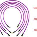 5 Point Car Universal Earth Ground Cables Grounding Wire System Kit High Performance Improve Power for Car Truck, Purple