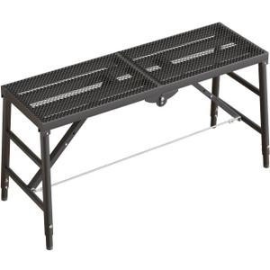 Scaffolding Platform 15.75"x59.05" Adjustable Work Platform Support 330 lbs Portable Scaffold 5 Gear Adjust Height 31 to 46 inches Folding Ladder Step Stool Non Slip
