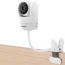 Flexible Baby Monitor Mount Compatible with Vtech VM819/VM901/VM919/VM924/VM320/VM350/VM352/VM546/VM818/VM923/VM5764,Baby Monitor Clip Mount Without Tools or Wall Damage