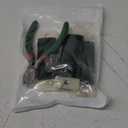 PAXCOO Flexible 110 Yards Green Floral Paddle Wire - Christmas Wreath Craft Wire with Wire Cutter, 22 Gauge