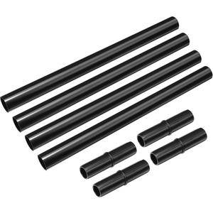 MECCANIXITY Solar Torch Light Extension Pole and Joint Kit 12 Inch Landscape Light Replacement Connector for Garden Pathway Lighting, 4 Set