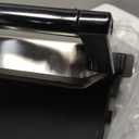 Baker's Friend Panini Press Electric Griddle, Panini Grill Press Sandwich Maker Press, Grilled Cheese Maker, Sandwichera Electrical, Browning Control, Non Stick Surfaces, 4-Slices, Stainless Steel, Black