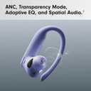 Beats Powerbeats Pro 2 - Wireless Noise Cancelling Workout Earbuds with Secure- Fit Earhooks, Up to 45-Hour Battery with Charging Case, Sweat & Water Resistant, Heart Rate Monitoring - Hyper Purple