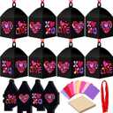 Maitys 16 Sets Valentine's Day Themed Paper Lantern Craft Kit for Adults, Cute Love Heart DIY Lanterns with Tissue Paper Glue Handcrafts for Home Activities Romantic Cultural Ornaments Decorations