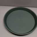2 Pack of 14 inch Plant Saucer (12.2 Inch Base), 1.7" Depth Tray, Large Deep Garden Plastic Flower Planter Plant Trays for Indoors Outdoor Bath Bath (14", Green)