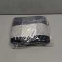 DII Buffalo Check Collection Rustic Farmhouse Throw Blanket with Tassles, 50x60, Black/White