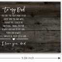 Father of The Bride Gifts from Daughter, Wooden Picture Frame for 6"x 4" Photo, Thank You Gifts For Daddy, To My Dad Keepsake On My Wedding Day, Wedding Keepsake Desk Decor