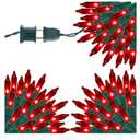 3 Sets Valentines Lights, 150 Count 33 FT Each Mini String Lights, Green Wire Fairy Light, 120V UL Certified Connectable Christmas Tree Light for Holiday Winter Patio Party Outdoor Decor, Red