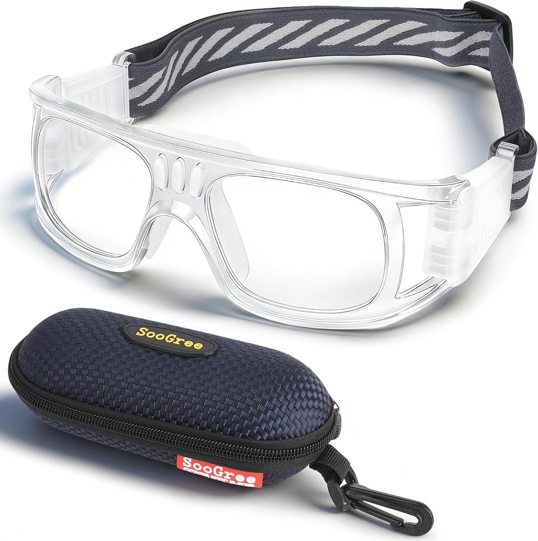 "N/A" Sports Goggles Glasses Men Racquetball Basketball Football Eyewear Protective Glasses Shock Collision Lens Replaceable