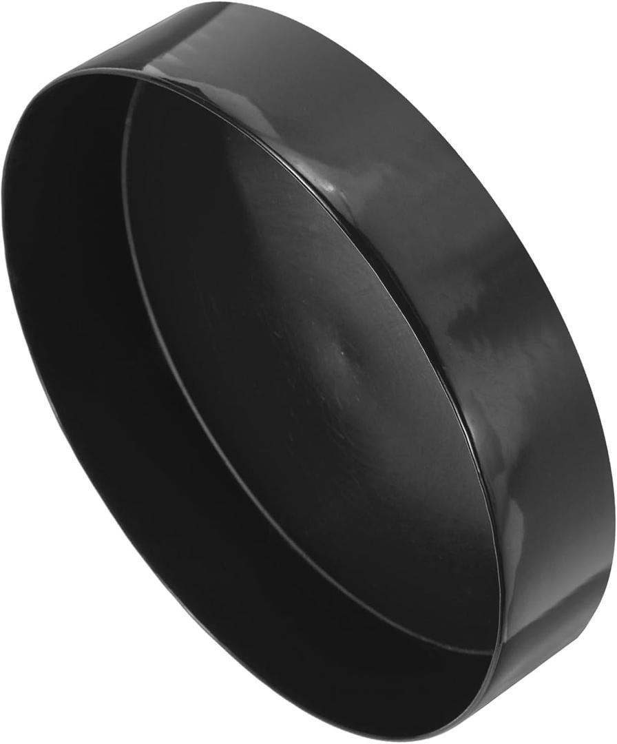 uxcell Rubber End Caps 300mm(11 13/16") IDx80mm(3 1/8") H Black 2pcs