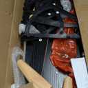 JOKOLO Shoe Cabinet Storage,Farmhouse Freestanding Organizer with 2 Flip Drawers and 4 Wooden feet,Narrow Shoe Rack Cabinet for Entryway,Rustic Brown