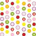 Duraaamo 8 Packs Fruit Party Banner Decorations Twotti Frutti Paper Garland Dancing Frutti Paper Hanging Cutouts Summer Theme Banners for Summer Theme Birthday Party Supplies Decor(Fruit) (Colorful)