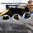Precut Window Tint Film for Chevy Silverado 1500 Crew 2019-2026 Front Row Window 5% VLT 2Ply Anti-Shatter, UV Block, Privacy Protection, Easy Install, No Trimming Needed,Heat & Glare Reduction