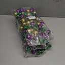 3 x 8 Pcs Carnival Decorations,15" Carnival Glitter Tree Picks Stems Ornaments Table Centerpieces Decor, Artificial Purple Gold Green Berry Flowers Branches Sprays for Carnival Party Home Decor