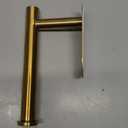 Toilet Paper Holder - Self Adhesive Toilet Paper Holder Wall Mount for Bathroom, SUS 304 Stainless Steel Command Strip Toilet Paper Roll Holder Stick On Wall, No Drilling - Brushed Gold (1PCS)