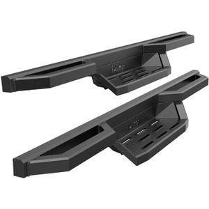 APS Stainless Steel 6.5in Nerf Bars Pocket Steps Square Tube Rocker Guards Compatible with Dodge Ram 1500 2500 3500 Regular Cab 09-18