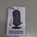 Digital TV Antenna Indoor,1200+ Miles Long Range HD Antenna for Smart TV and Older TV's,with Smart Chip Indoor for Local Channels,Supports 4K 1080P HD with Amplifier Signal Booster and 18ft Cable (Compact, BLACK)