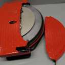 Betty Crocker Pizza Maker Plus, 12" Indoor Electric Grill, Nonstick Griddle Pan for Pizzas, Quesadillas, Tortillas, Nachos and more, 12" Electric Griddle for Delicious Meals and Snacks, Red