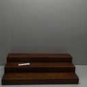 Bottle Stand - 24 Inch 3 Tier Bar Bottle Display Shelf, Holds 18 Bottles, Real Wood, No Installation Required (Dark Walnut)