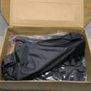 Projector Stand Tripod Adjustable, Laptop Height from 23.5 to 46.5 inches with Gooseneck Phone Holder, Floor for Office, Home, Stage, Studio, DJ Racks Holder Mount, 23.5inch-46.5inch (Black)