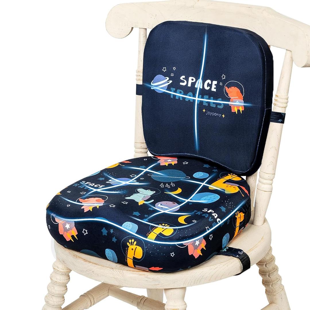 Toddler Booster Seat for Dining Table, Kids Booster Seat for Kitchen Chair, 4 inch Washable Kids Toddler Booster Cushion with Non-Slip Bottom