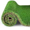 Realistic Artificial Grass Turf, Indoor Outdoor Lawn Landscape Pet Dog Mat Synthetic Thick Fake Grass Rug Carpet for Garden Backyard Balcony,3FT X 1FT