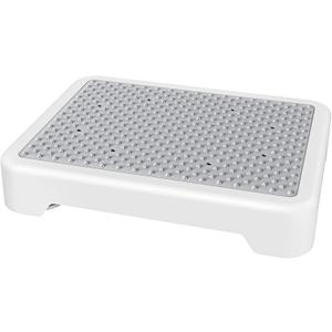 SPACELEAD Mobility Step Stool for Adults & Seniors, Indoor/Outdoor Portable Stair Assist, Anti-Slip Platform for Bathroom Kitchen, Office, and Bedroom, 600lbs Capacity, White Gray