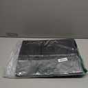 Bathroom Toilet Paper Storage with Lid - for Up to 12 Rolls | Storage Bins with Lids for Towel or Yarn | Free Standing | Foldable | Moisture Resistant | Clear Plastic Window | Black | 1 Pack