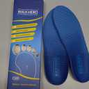 Plantar Fasciitis Feet Insoles Arch Supports Orthotics Inserts Relieve Flat Feet, High Arch (Mens 6-6 1/2 | Womens 8-8 1/2) (New Blue)