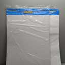 Flip Chart Paper for Teachers, Sticky Easel Pad 25 x 30 inches, Top & Center Adhesive Strips Large Self Stick Chart Paper 30 Sheets/Pad, 2 Pads, Resists Marker Bleed-Through