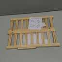 HBlife 2pcs Bamboo Dish Plate Bowl Cup Book Pot Lid Cutting Board Drying Rack Stand Drainer Storage Holder Organizer Kitchen CabinetKeep Dry, 8 Slots 2pcs